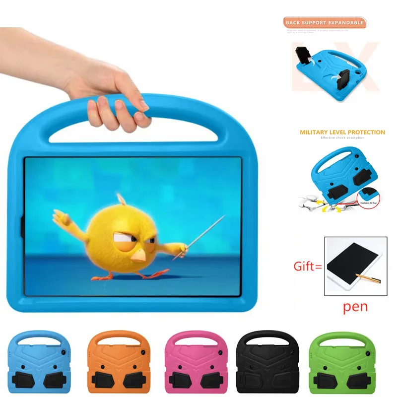 

For Tablet Lenovo Tab M10 TB-X606/X605/X505/X705/X306 M8 TB-8505 Case Hand-held Soft Drop-proof Kids EVA Holder Cover Funda