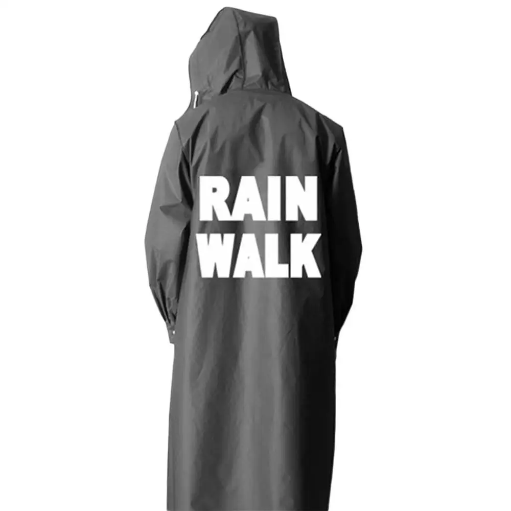 Plastic Pvc Adult Poncho Men Raincoat Overcoat Walking Tour Portable Amusement Park Water Activities