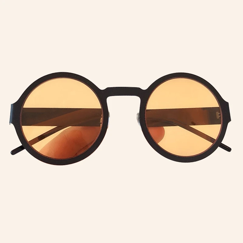 

Round Sunglasses Women Brand Designer Vintage Fashion Shades with Packing Box