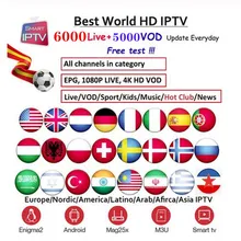 UK German Poland Romania Europe IPTV French Turkish Hungary Czech Spain Nordic HD IPTV Support Android M3U Smart TV Series VOD
