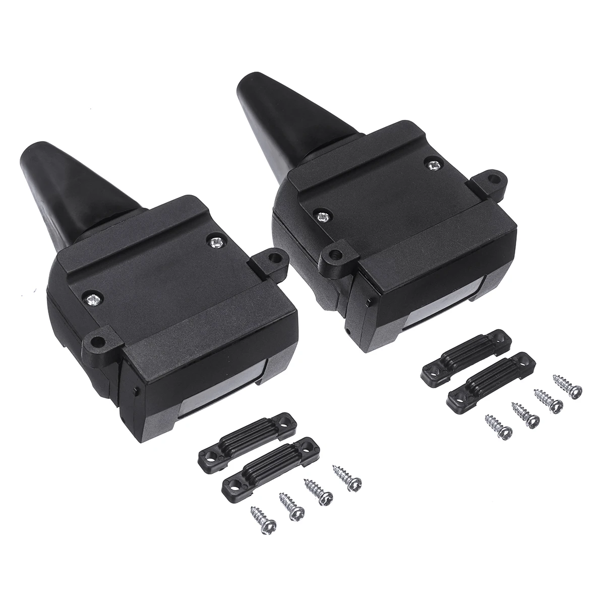 1pair 12 Pin Auto Flat Trailer Socket Plug Set Connector Female Male Boat Caravan Camper Adapter | Автомобили - Цена: 1 704,52 руб.