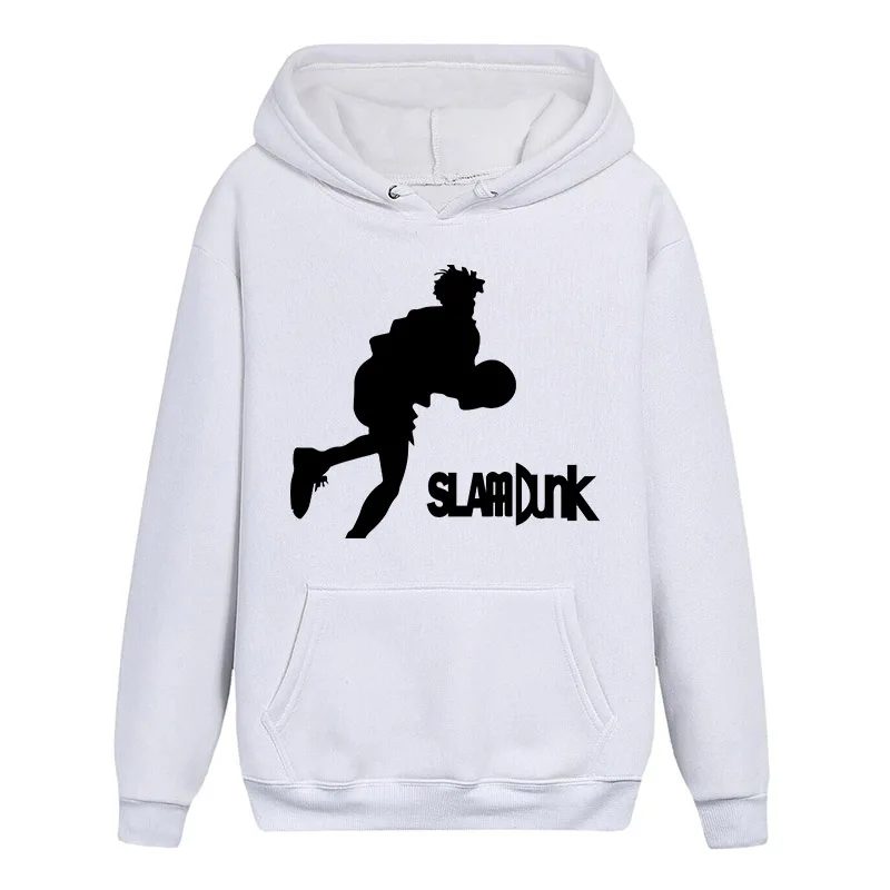 Высокое качество толстовки с длинными рукавами мультфильм SLAM DUNK Rukawa Kaede модный крутой свитер Soild цветов Топы - Цвет: 01