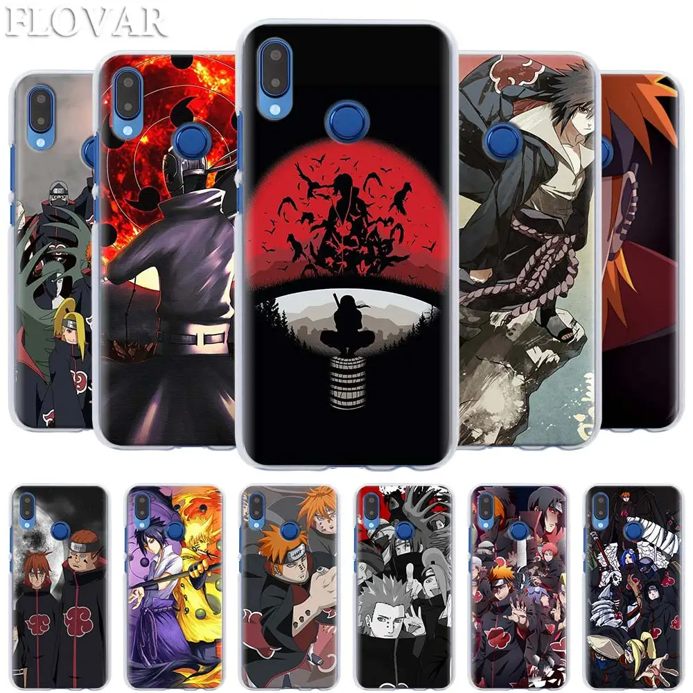 

Anime Naruto Akatsuki Phone Cases for Huawei Y5 Y6 Y7 Y9 2019 Honor 20 Lite 8X 9X Pro View 20 Hard Cover Coque