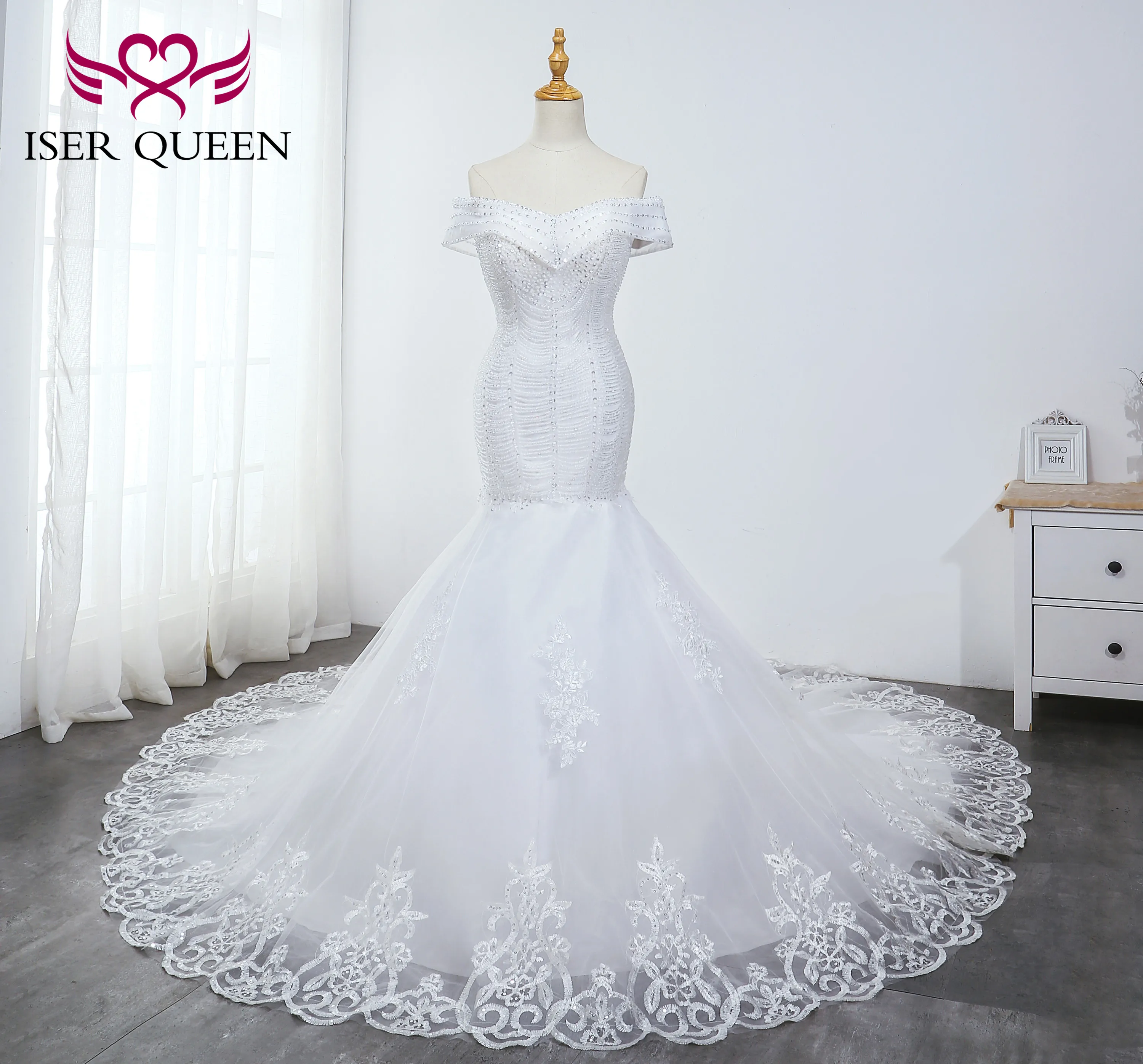 bright white wedding dress