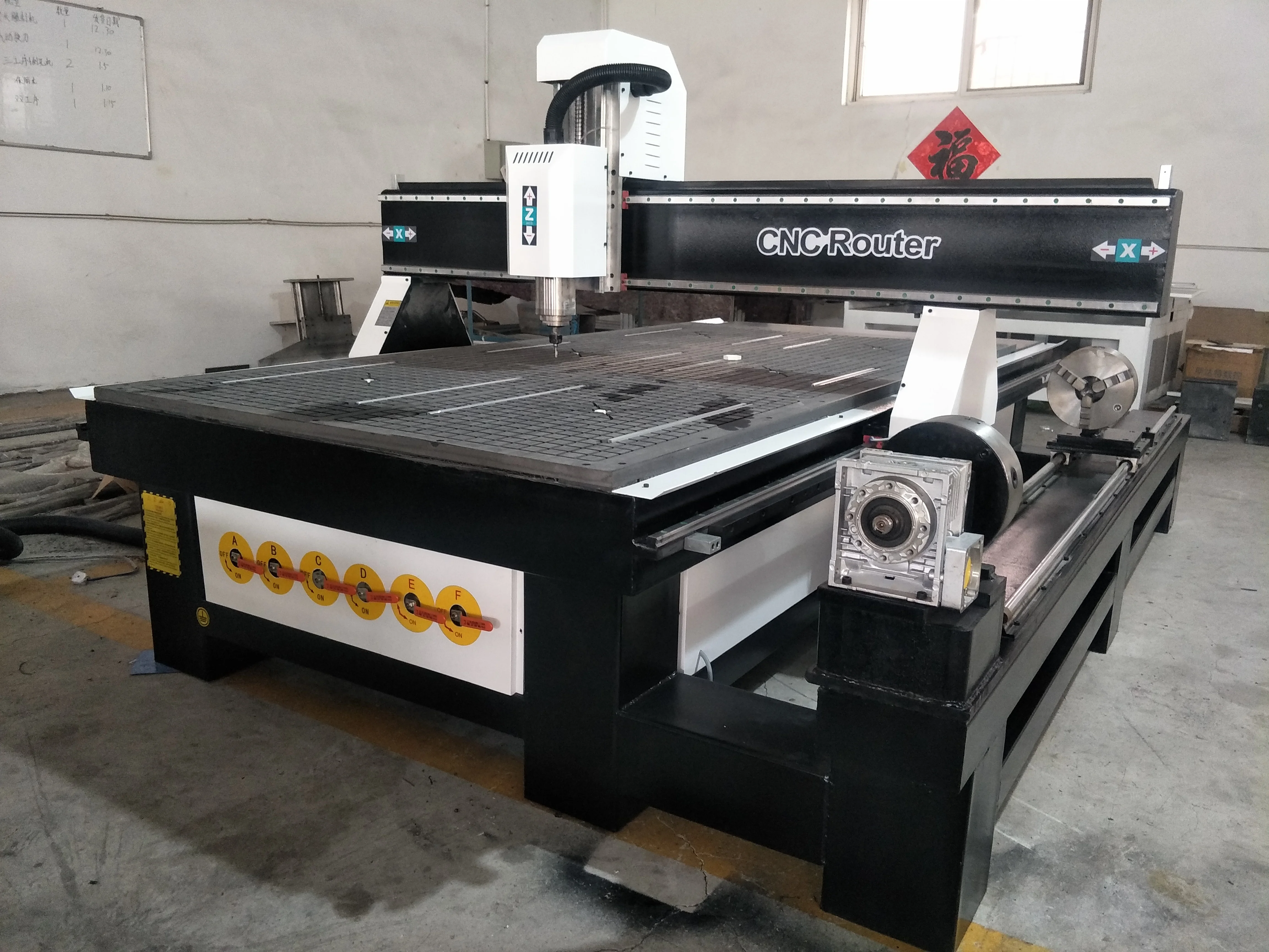ROBOTEC 3D Wood CNC Router 1325 4 Axis 