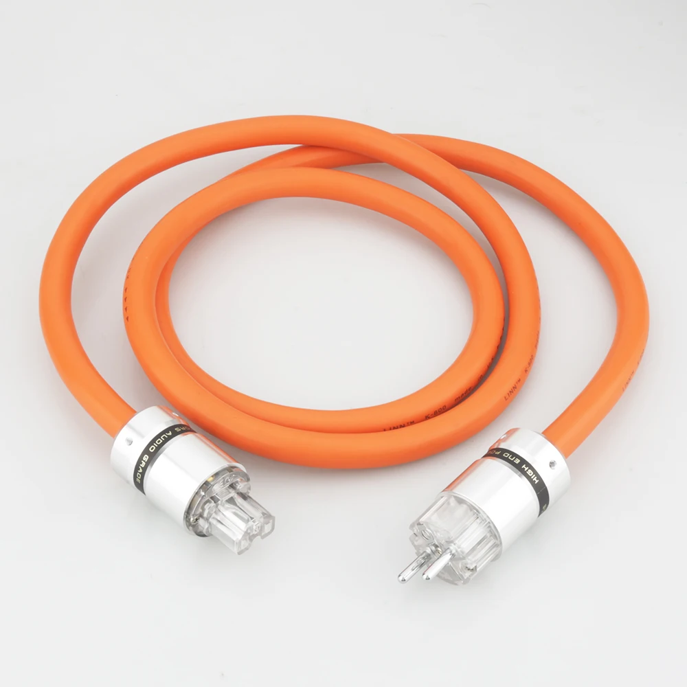 Audiocrast HI-End P113 5N OFC Pure Copper European standard Power Connector EU Schuko Power Cord HIFI