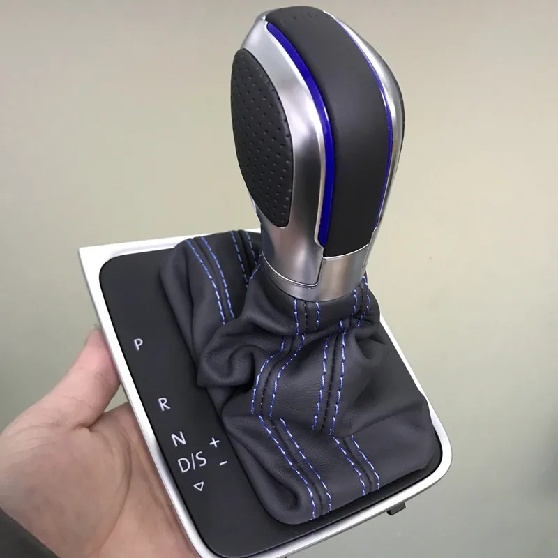 

DSG Genuine leather red stitch Gear Shift knob For Golf 7 7.5