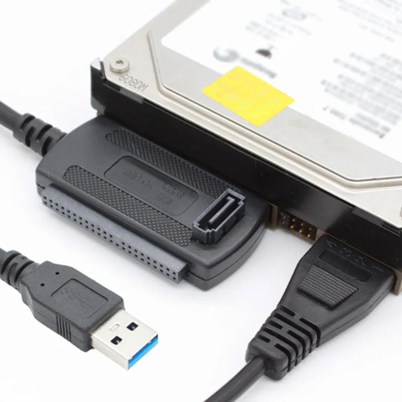 Адаптер-преобразователь для жесткого диска USB 2 0 в IDE/SATA 5 дюйма 3 кабель-переходник