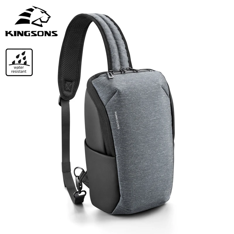 

Kingsons Multifunction Small Backpack Crossbody Bag Waterproof Men Chest Bag 11 Inch Laptop Ipad Shoulder Bag Men's Chest Pack