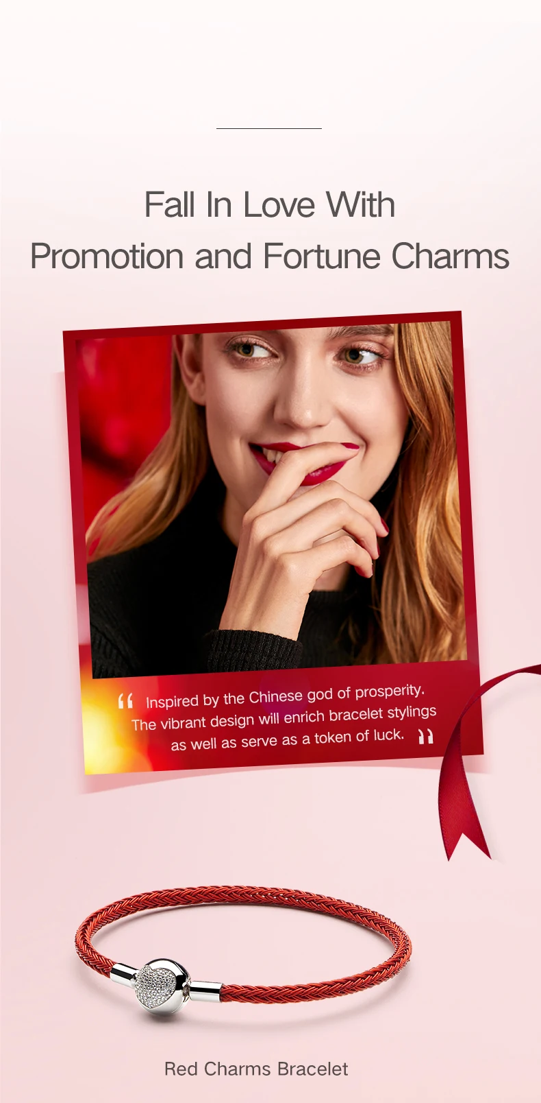 berloque vermelho esmaltado, promoção chinesa fortune deus pingente para pulseira