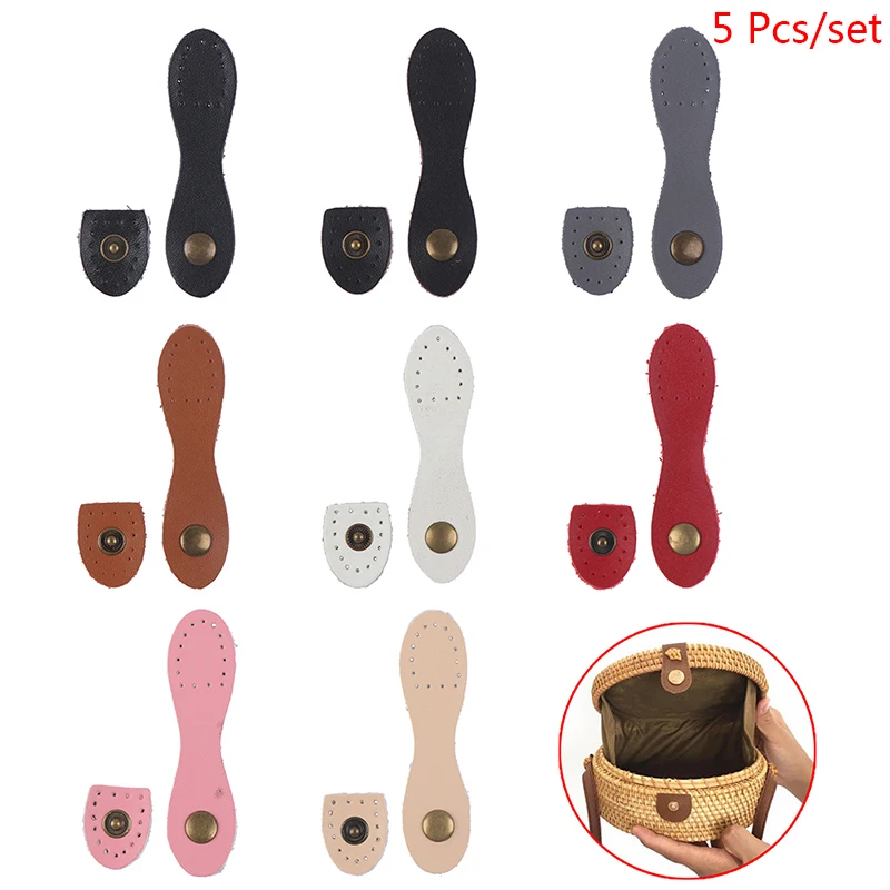 Bag Buckle Handbag-Accessories Handmade Wallet Clasp for DIY Hasp Card-Pack 5pcs/Set