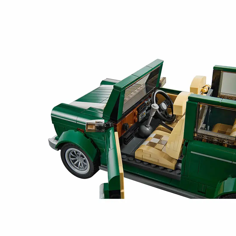 Bela 10568 серия создания мини купер MK VII модель строительные блоки 1079 шт. Кирпичи Игрушка совместимый создатель 10242
