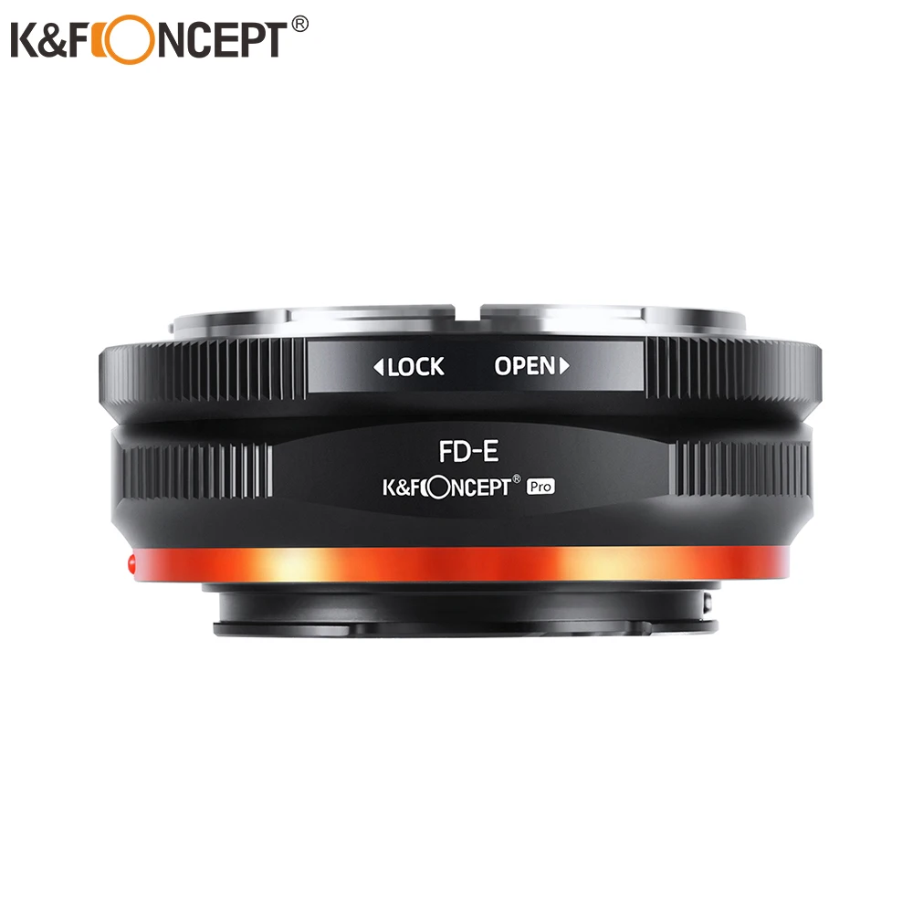 K&F Concept Lens Mount Adapter FD to NEX for Canon FD FL Lens to Sony NEX E-Mount Camera for Sony Alpha NEX-7 NEX-6 NEX-5N NEX-5 NEX-C3 NEX-3 