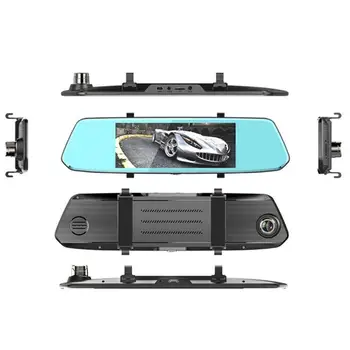 

7.0 Inch K703T 2-record Driving Recorder Hd Lens Reversing Image Vehicle Car Camera HDMI Touch Screen Rear View Camera