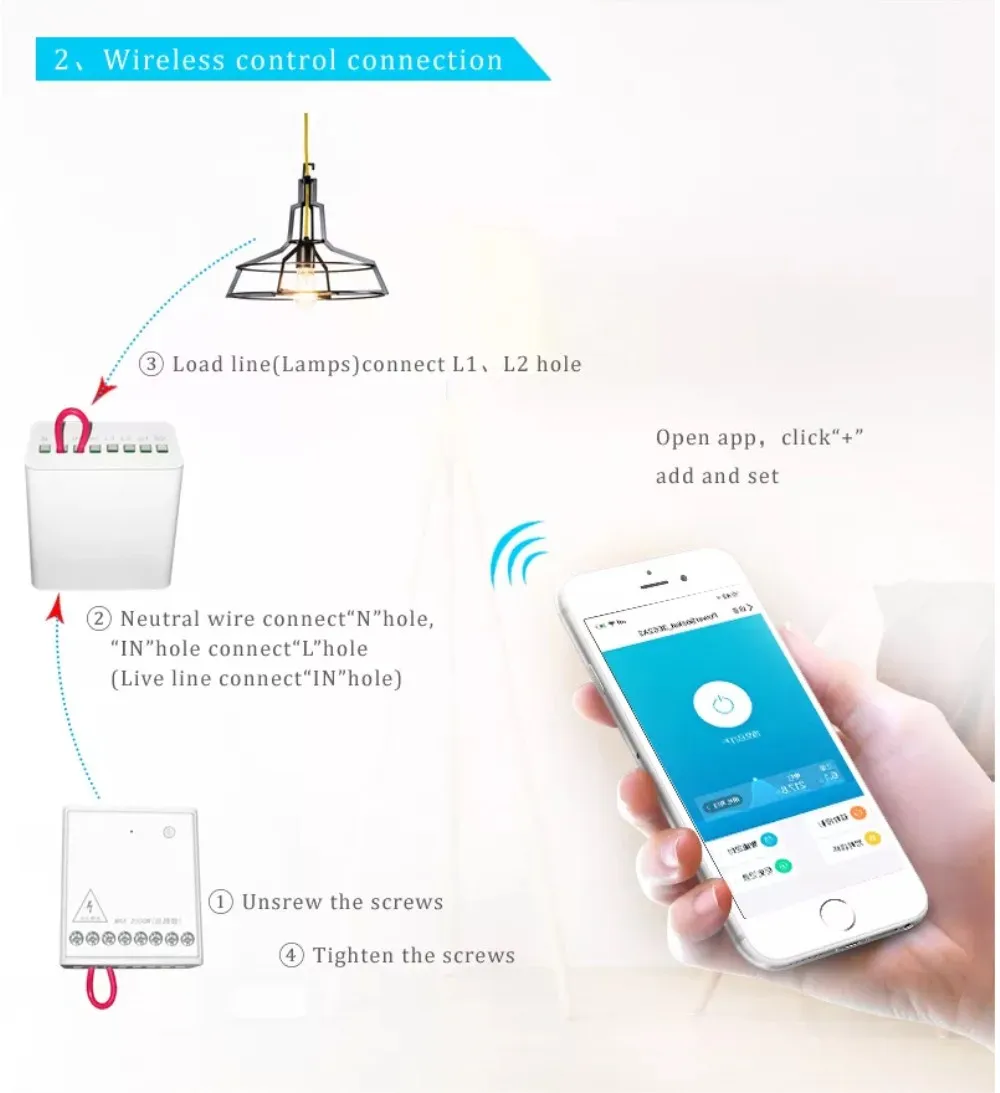 Aqara двусторонний модуль управления, умный таймер, Zigbee, беспроводной, 2 канала, релейный контроллер для Mi Home Kit