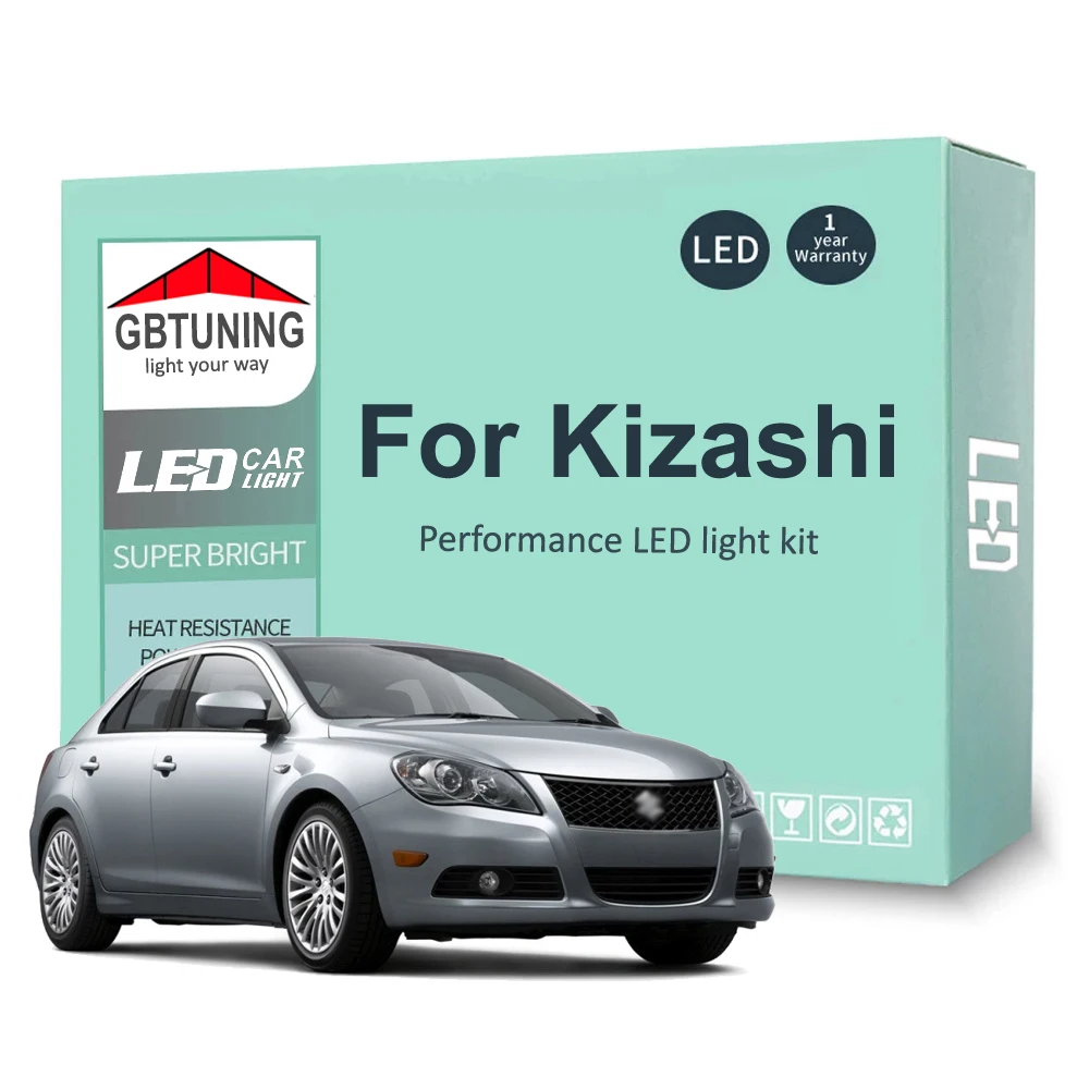 

15Pcs LED Interior Light Bulb Kit For Suzuki Kizashi 2010 2011 2012 2013 2014 2015 2016 2017 Car Reading Dome Trunk Lamp Canbus