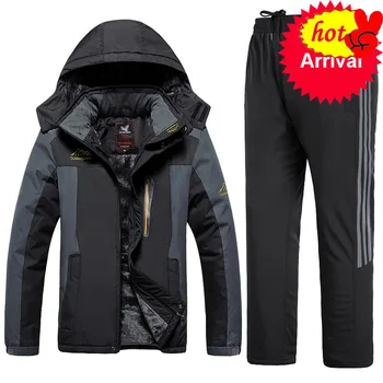 

Jackets Winter Men Men's Fashion Plus velvet Thickening Jacket Male Windproof Waterproof Outdoor Jacket Coats