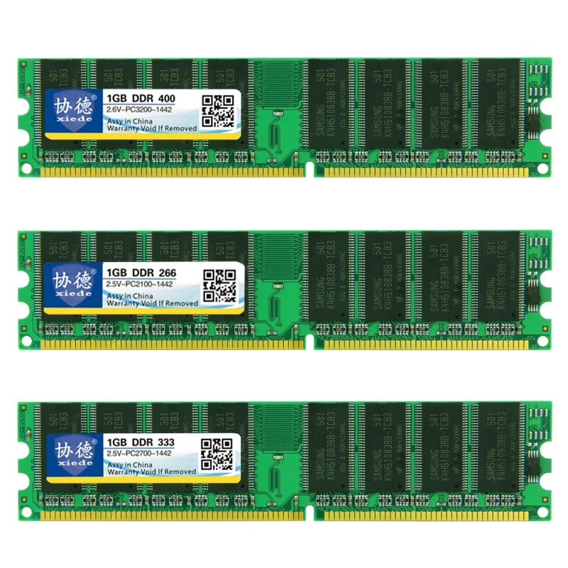 Xiede Desktop Pc Memory Ram Module Ddr 1Gb Ddr1 184Pin Dimm |