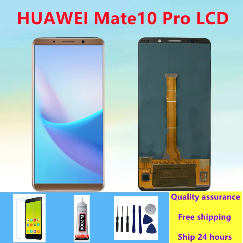 

Цифровой преобразователь сенсорного ЖК-экрана в сборе для Huawei Mate 10 Pro