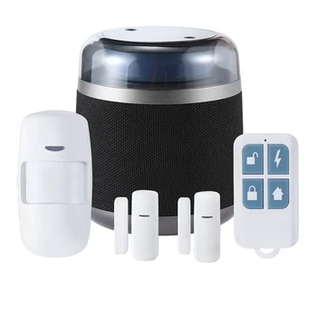 

Tuya Smart Home Bluetooth Speaker Strobe Door netic Induction Wireless Remote Control Infrared Alarm Free Wi-Fi Alarm