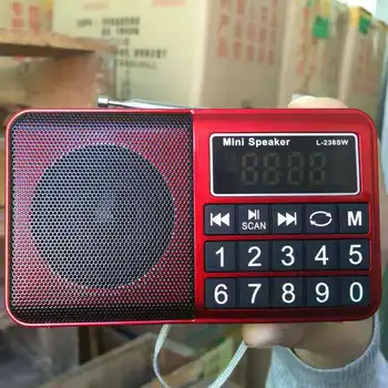 

L238 SW/AM/FM Multi-Band Speaker Portable Digital Radio Receiver Stereo Radio with LED Display Radio Support 16GB TF Card Gift
