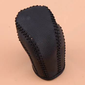 

CITALL New Automatic Leather Black Stitch Gear Shift Lever Knob Cover Shell Protector Trim Fit for Toyota Camry 2018