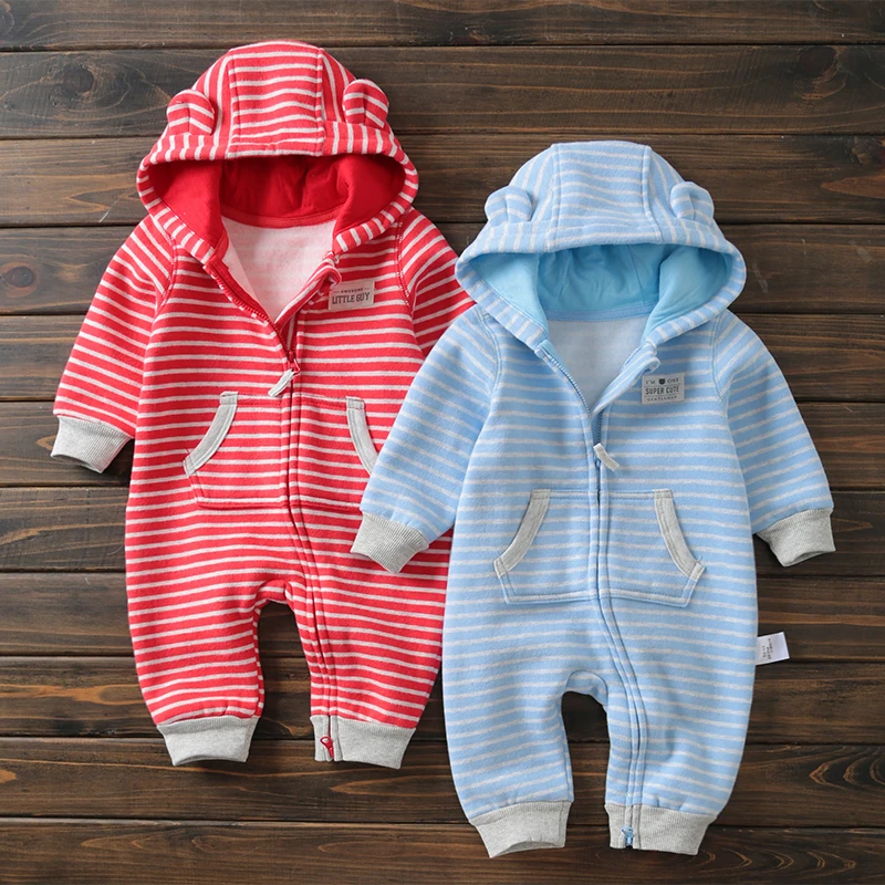 

Newborn Baby Stripe Romper New Baby Girl Boy Clothes Jumpsuits Autumn Long Sleeve Rompers Newborn Clothes