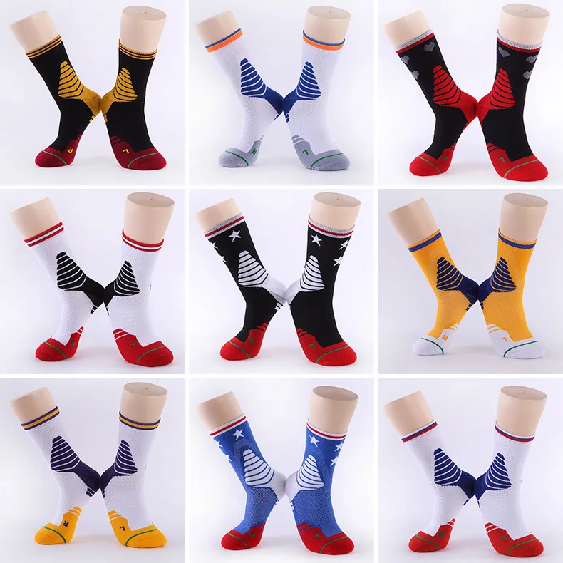 

Adult tube elite basketball socks Thick towel bottom tube socks Anti-friction student sports socks christmas gifts for men