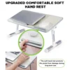 Portable Folding Laptop Stand Holder Study Table Desk Cooling Fan Foldable Computer Desk for Bed Sofa Tea Serving Table Stand ► Photo 3/6