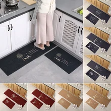 Современный нескользящий ковер для кухни, ванной комнаты, Противоскользящий коврик для входной двери, коврик для комнаты, коврик для прихожей, длинный ковер домашний декор