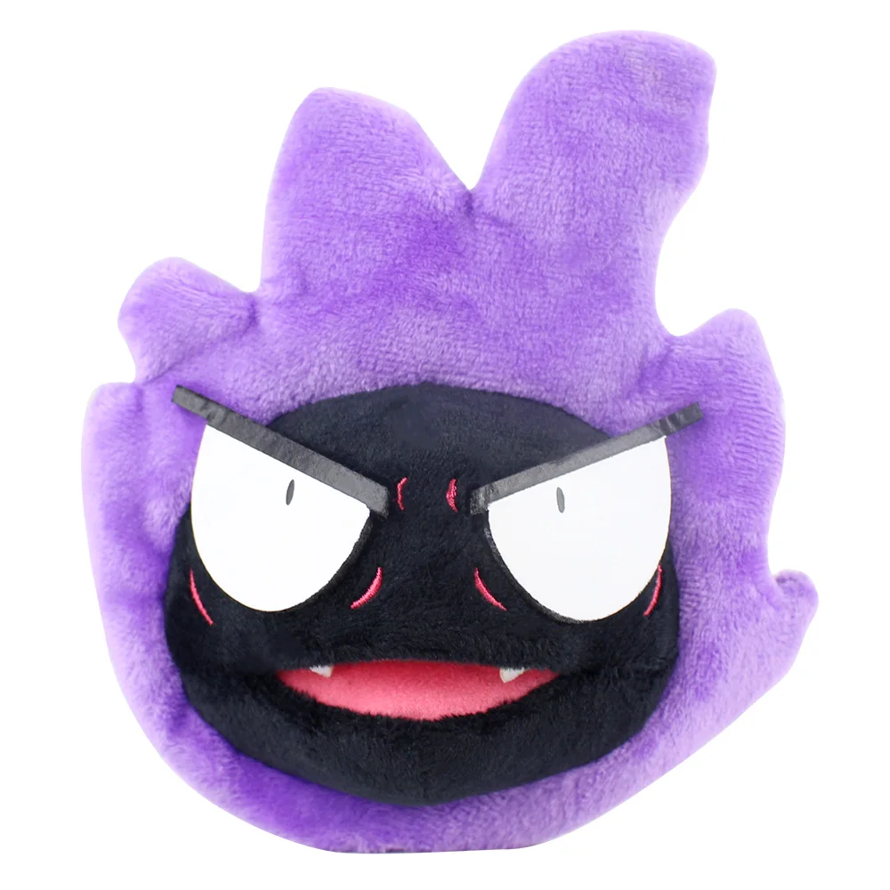 12-20 см мультфильм аниме погремута Lickitung Gastly Snorlax Ekans Scolipede Psyduck Mew Zubat плюшевые игрушки животные мягкие куклы Подарки - Цвет: 15cm Gastly