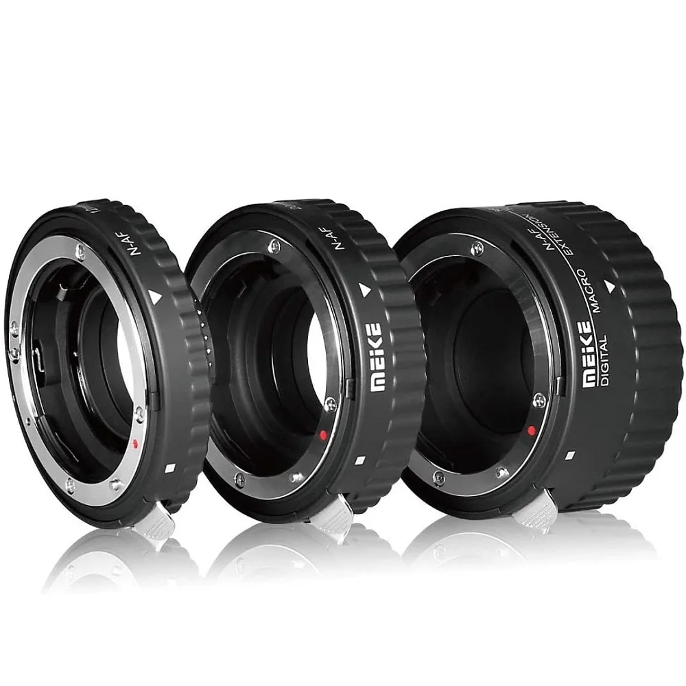 Металлическая удлиняющая трубка Meike AF для Nikon D7100 D7000 D5100 D5300 D3100 D800 D750 D600 D90 D80 DSLR