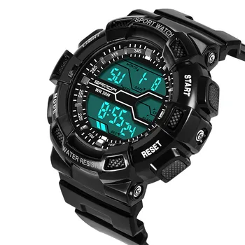 

New Explosion Models Sports Men's Watch Electronic Watch Fashion Multifunctional Gift Watch Led Watch Digital Fashion & Casual