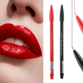

1PC Tattoo Skin Marking Pen Surgical Mark Waterproof Lip Contour Microblading Semi-Permanent Fine/Thick Eyebrow Body Art Tools