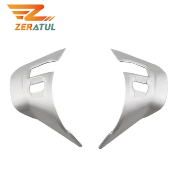

Zeratul for Peugeot 2008 2014 - 2019 Interior Moulding Accessories Chrome Steering Wheel Button Panel Frame Cover Trim Sticker