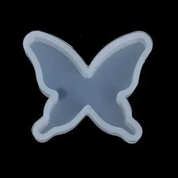 

Sale Butterfly Shape Necklace Pendant Transparent DIY Silicon Mold Mould Jewelry Making Tools UV Epoxy resin molds for jewelry