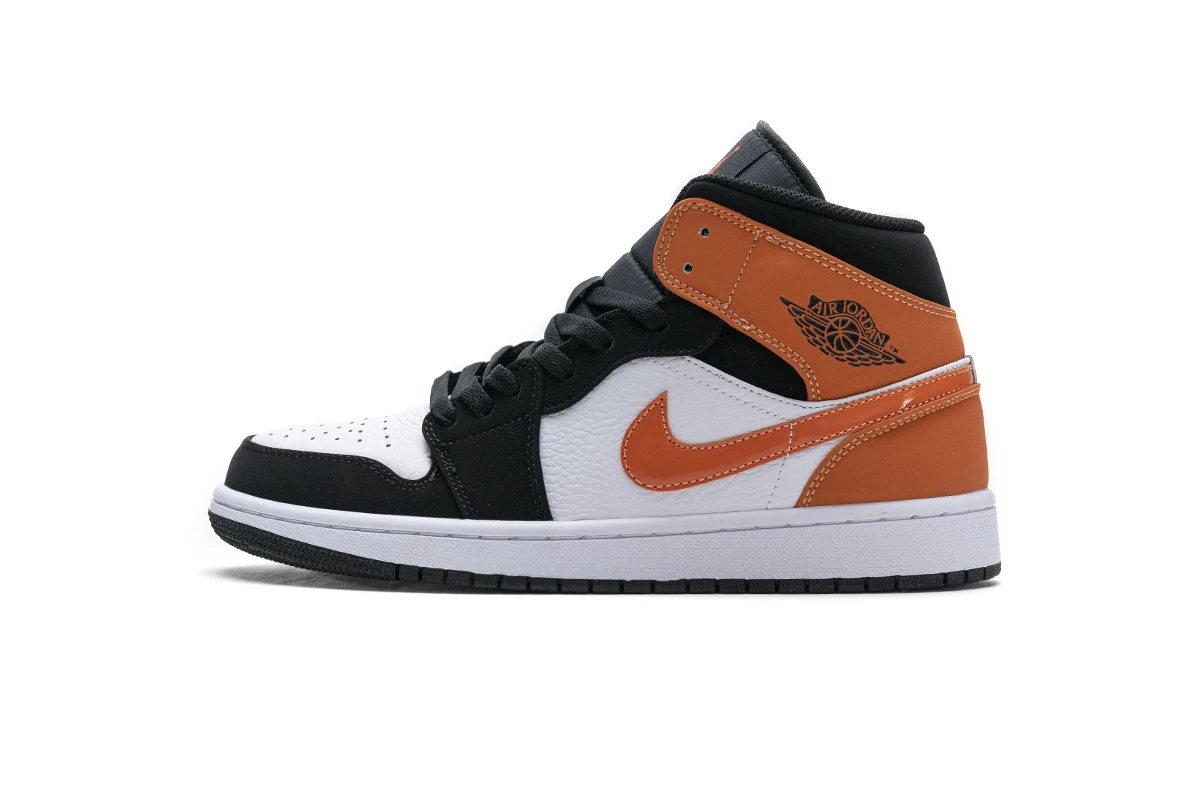Original Air aj 1 Mid AJ1 Black Yellow 
