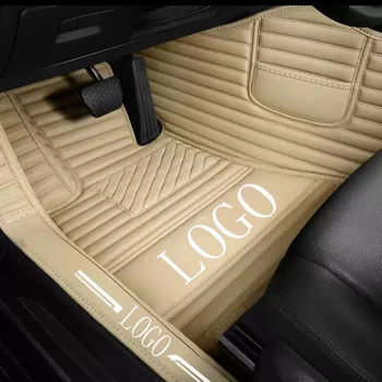 

Car floor mats with Logo/Brand Logo for Land Rover Discovery 3 freelander 2 Sport Range Rover Sport Evoque 5D car styling carpet