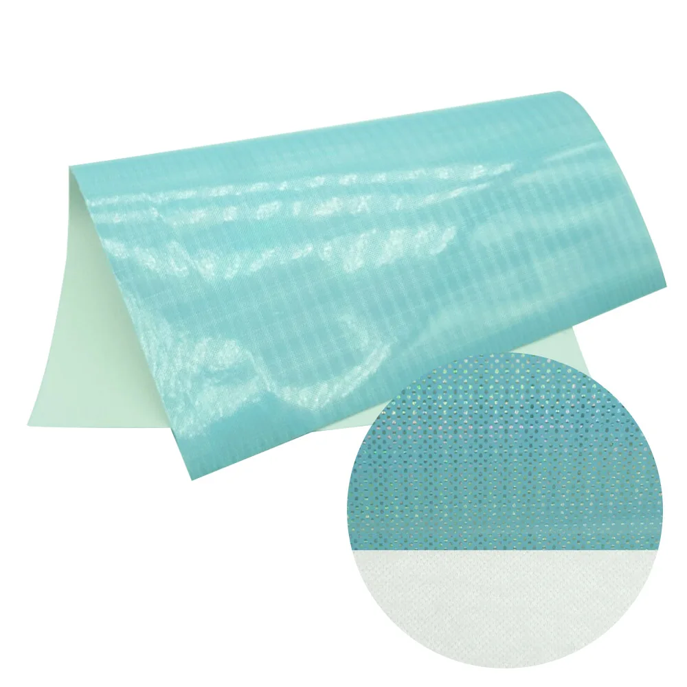 light green 22*30 см Синтетическая кожа лазерная Блестящая гладкая A4 искусственная тканевые простыни синтетический бант для волос Ткань DIY аксессуары синтетическая кожа - Color: light green
