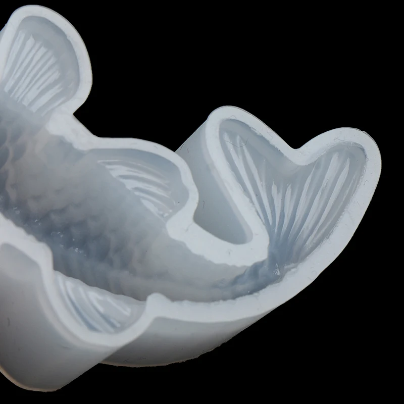 3D Lucky Koi Fish Shaped Transparent Silicone Mold DIY Resin Casting Art Jewelry Making Craft Epoxy Crafts Pendant Making Tools