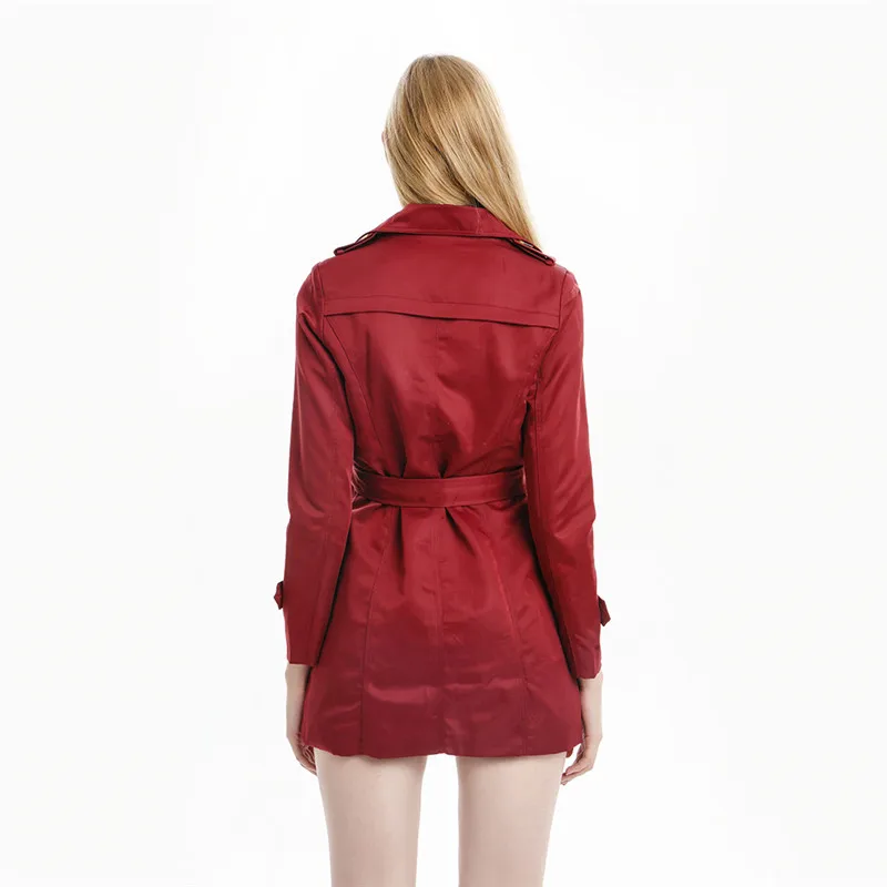 new Women Windbreakers Casual Adjustable Waist Ladies Trench Fashion Female Long Outwear Fashion Female Plus Size Manteau Femme