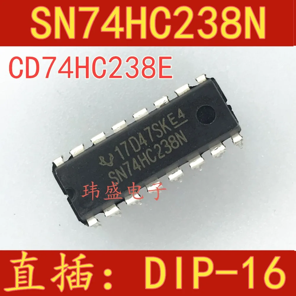 10 шт. 74HC238N SN74HC238N CD74HC238E DIP16 | Электронные компоненты и принадлежности