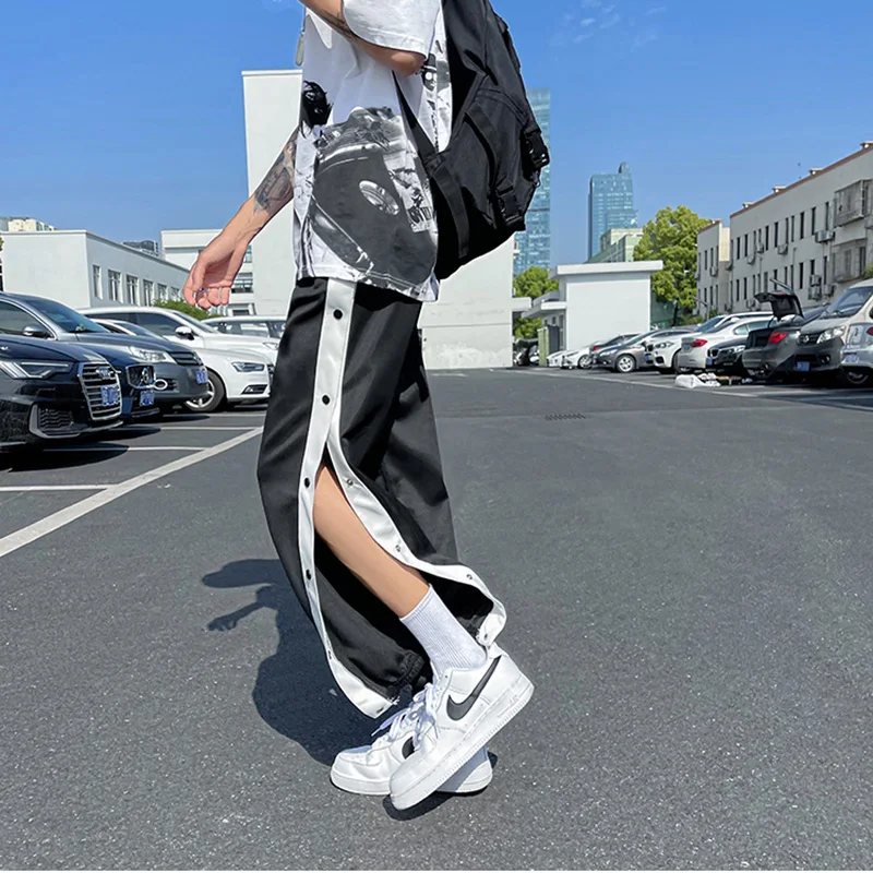 Men Harem Pants Summer Plus Size S-3XL Fashion Patchwork High Street Causal