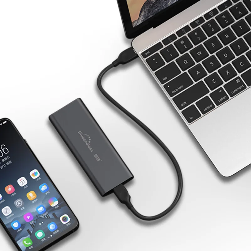 PCIE M.2 NVME GEN2 10Gbps SATA NGFF 6Gbps Case USB SSD Enclosure Type C USB 3.1 SSD Case NVME Hard Disk Enclosure HDD