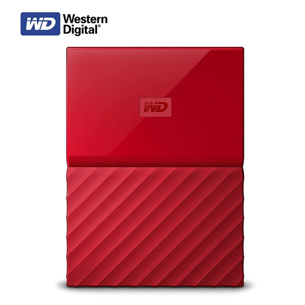 Western Digital My Passport HDD 1 ТБ 2 ТБ USB 3,0 портативный внешний жесткий диск - Цвет: Красный