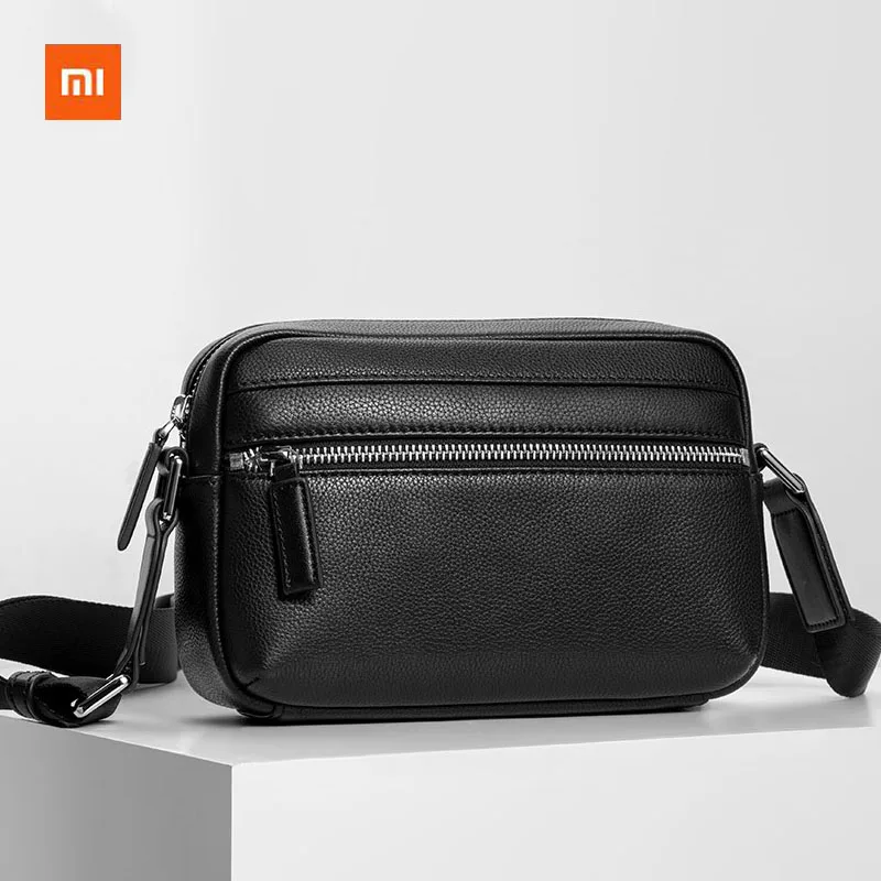 

Xiaomi VLLICON Head Layer Cowhide Light Simple Shoulder Slant Bag Basic Commuting Simple And Portable Leisure Business