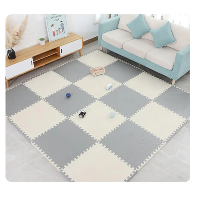 Baby Puzzle Foam Mat Play Mat Kids Interlocking Exercise Tiles Rugs Floor Tiles Toys Carpet Soft Carpet Climbing Pad EVA 1CM 2