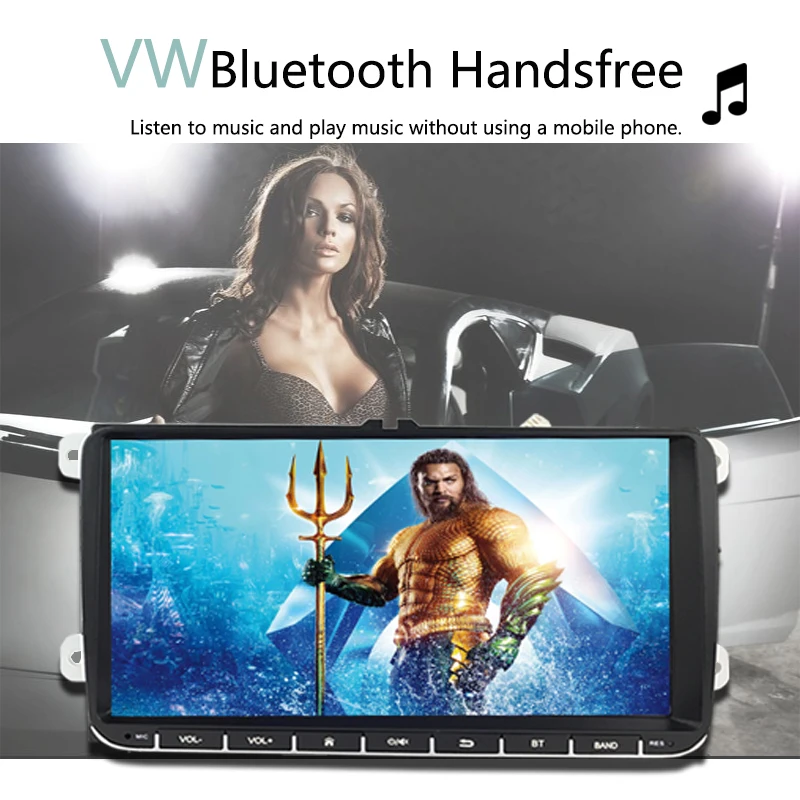 2Din Android " Автомагнитола для VW/Seat+ Carplay для Skoda Passat B6 Polo Golf магнитофон Wifi gps Airplay CANBUS с камерой