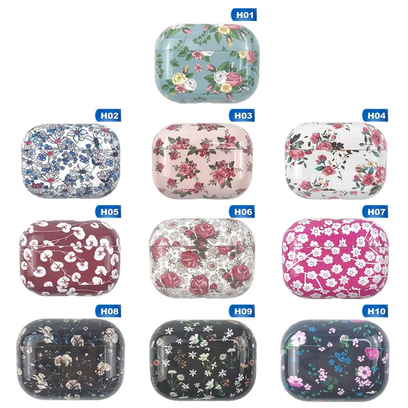 

New For Airpods Pro Colorful Cute Leaves Plants Flower Case Wireless Bluetooth Earphone Silicone Soft Cover For AirPods Pro Case