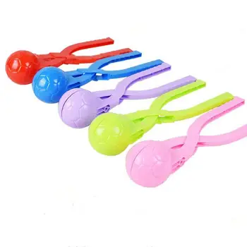 

3D Soccer Snow Ball Maker Clip Kids Winter Snowball Maker Mold Outdoor Sport Snowman Sand Making Mould Toy Snowballs Fight Tool